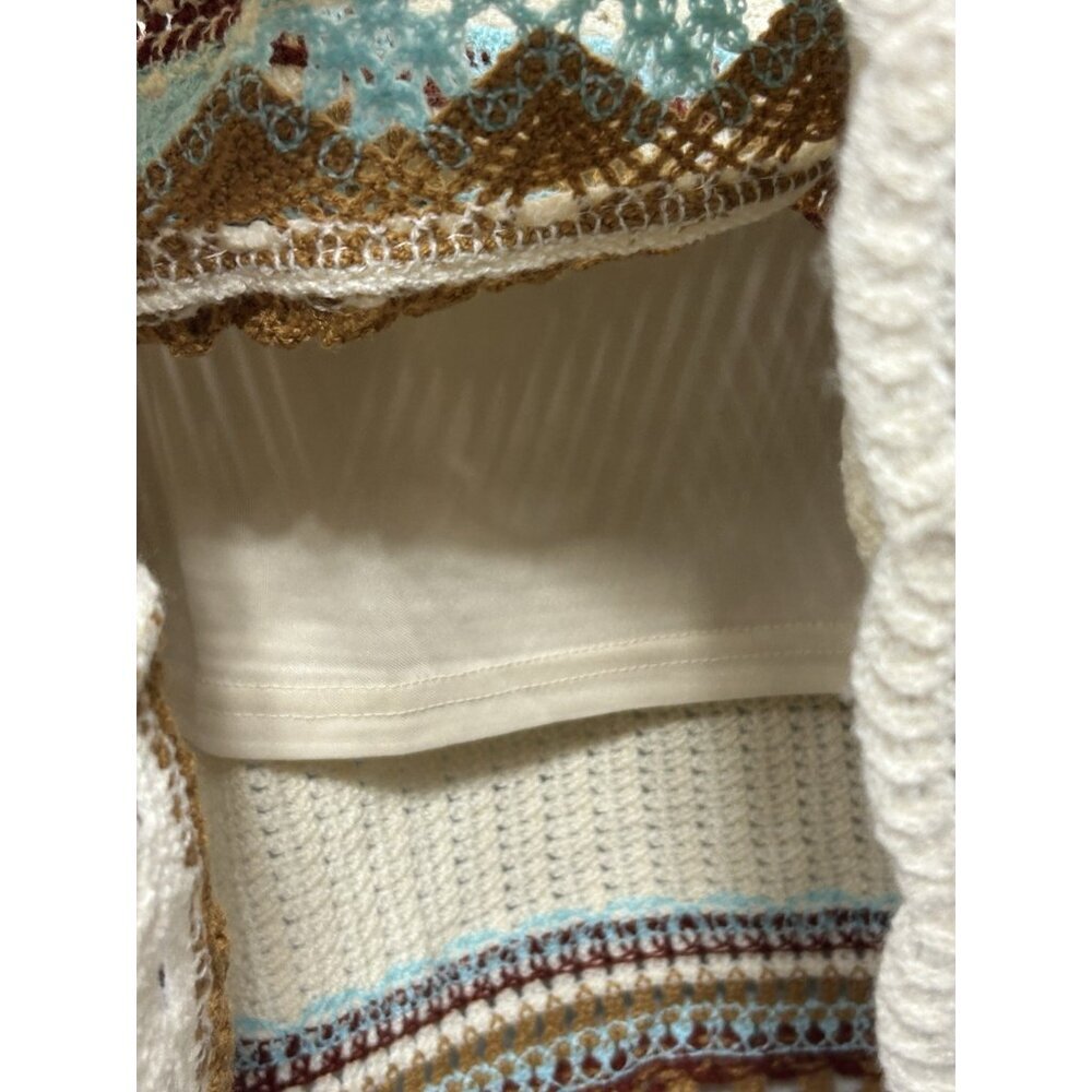 Anthropologie Multicolor Crochet Swim Coverup - Picture 6 of 7